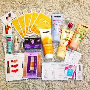 Skincare, Masks, Soap, and Makeup Samples Bundle